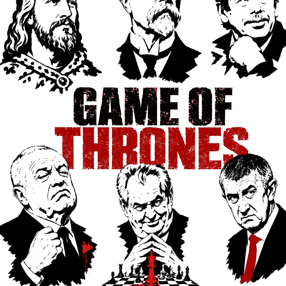 tričko GAME OF THRONES – Česká hra o moc v barvě
