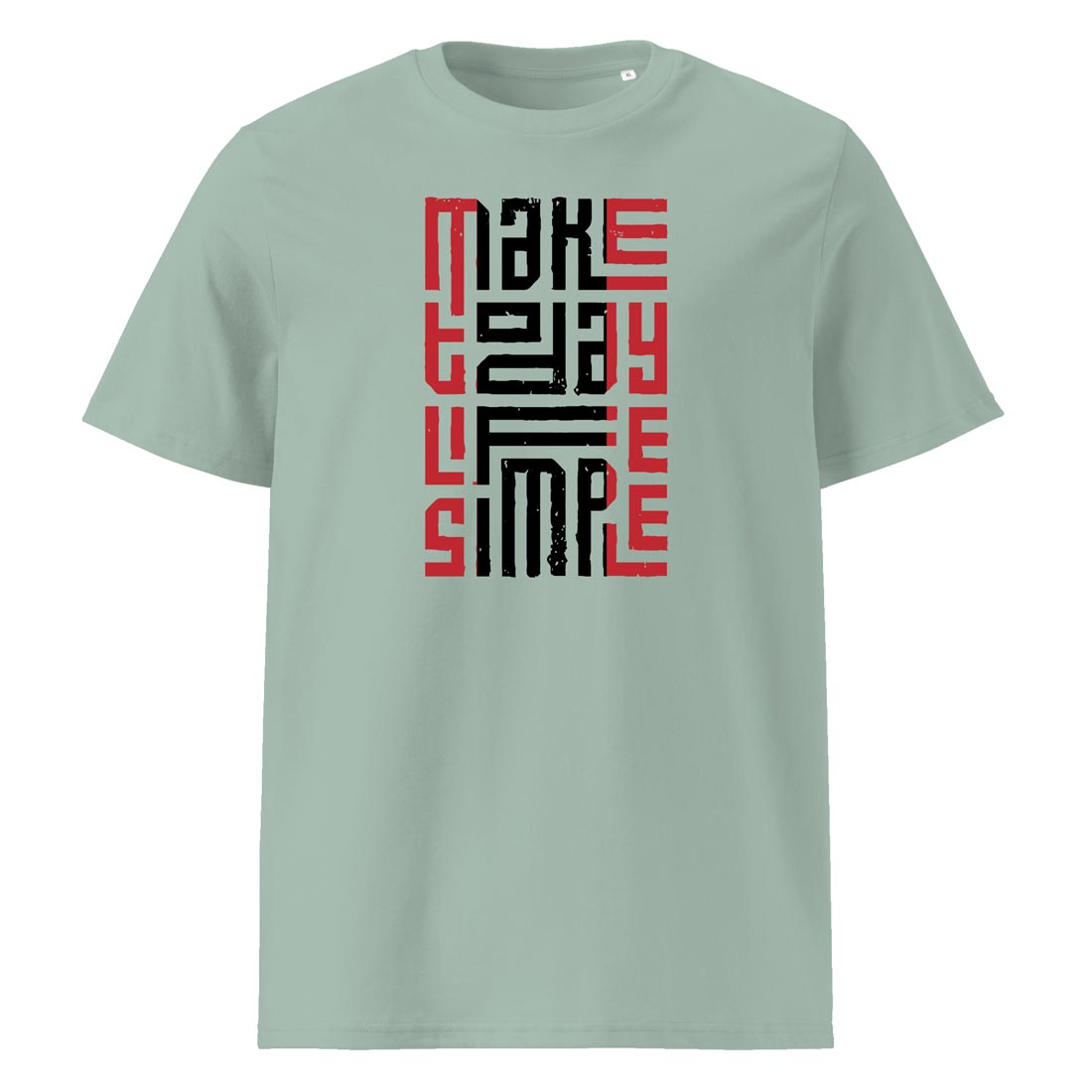 tričko Make today life simple – Organická bavlna Stanley/Stella. Fleekfox. barva Aloe