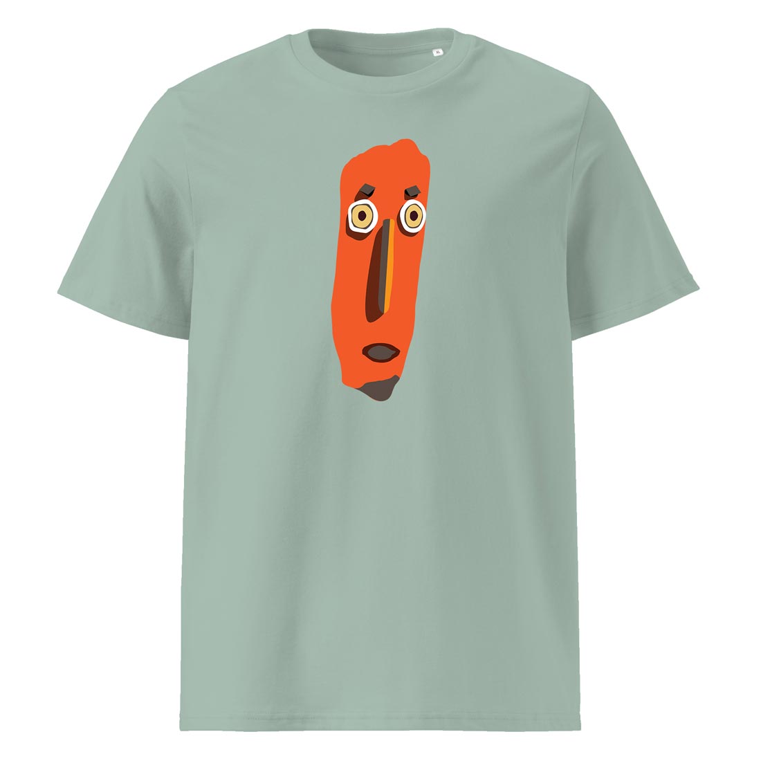 MASK – tričko z bio bavlny s výrazem, který řekne vše za tebe | FleekFox v barvě Aloe