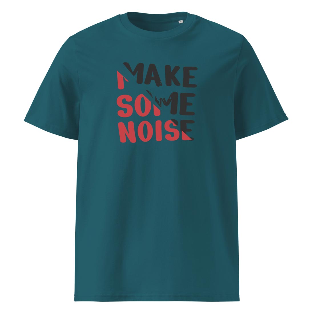 MAKE SOME NOISE – streetwear tričko z bio bavlny pro ty, co neumí být potichu | FleekFox v barvě Stargazer