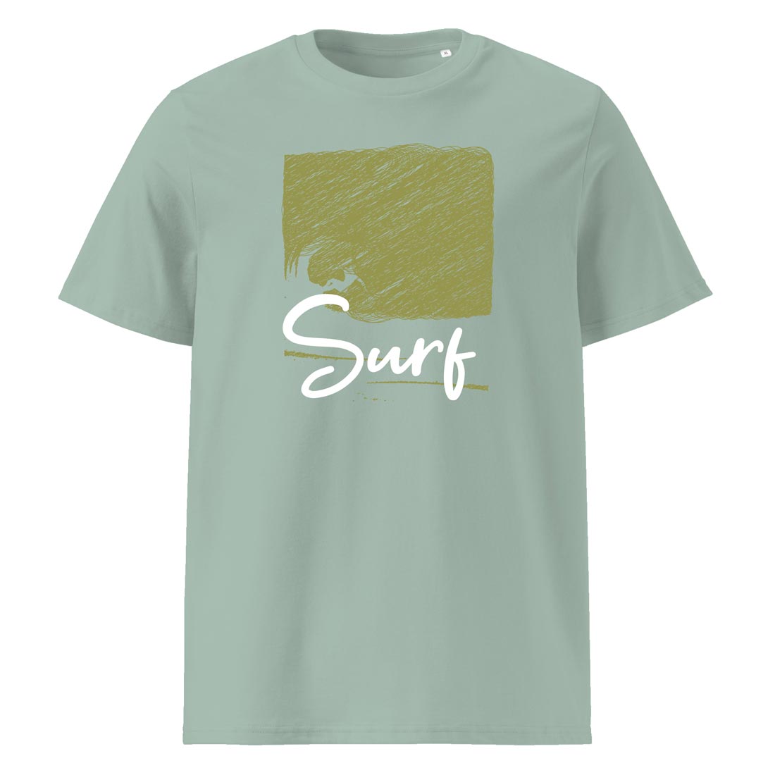 SURF – streetwear tričko z bio bavlny pro ty, co radši chytají vlny než stres | FleekFox v barvě