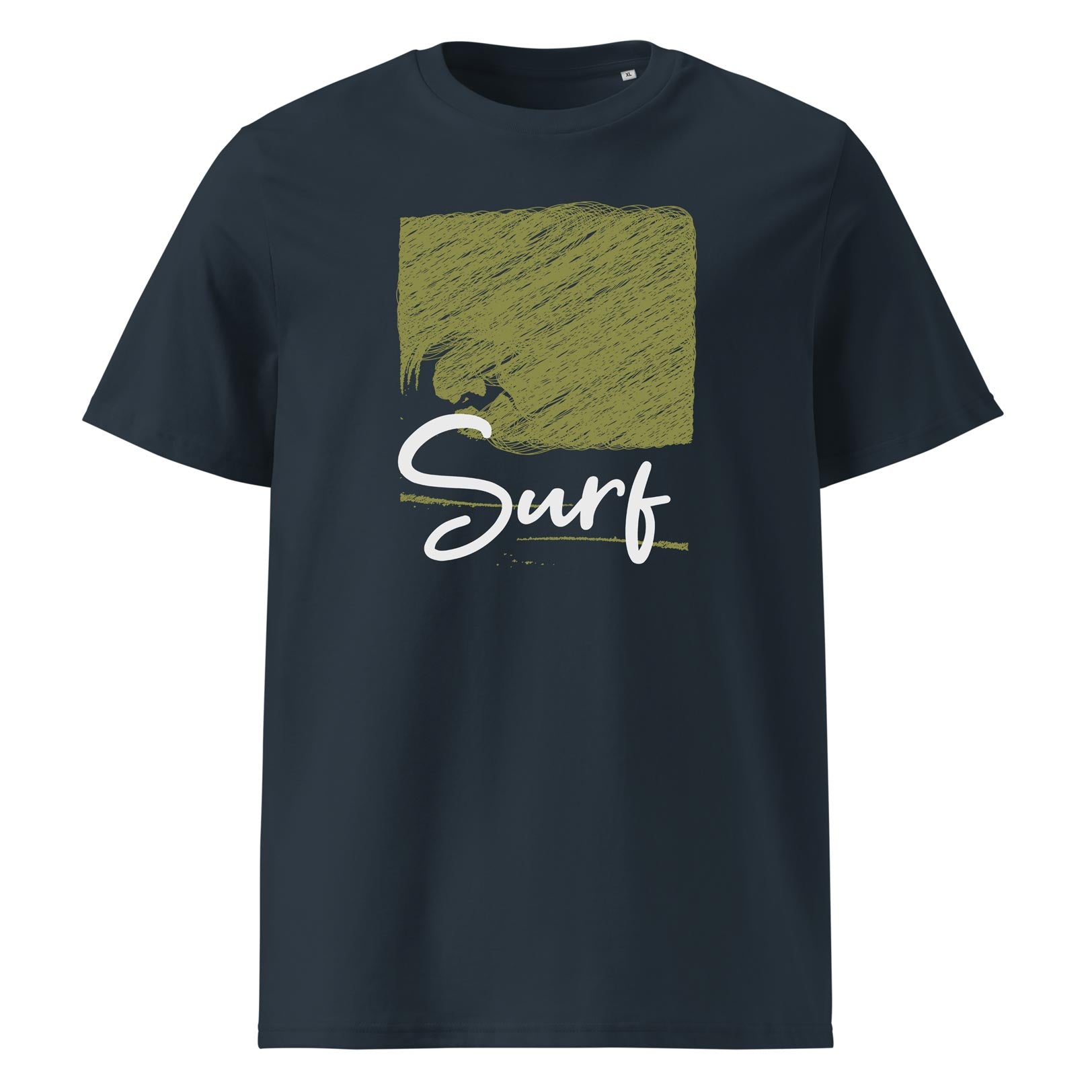 SURF – streetwear tričko z bio bavlny pro ty, co radši chytají vlny než stres | FleekFox v barvě
