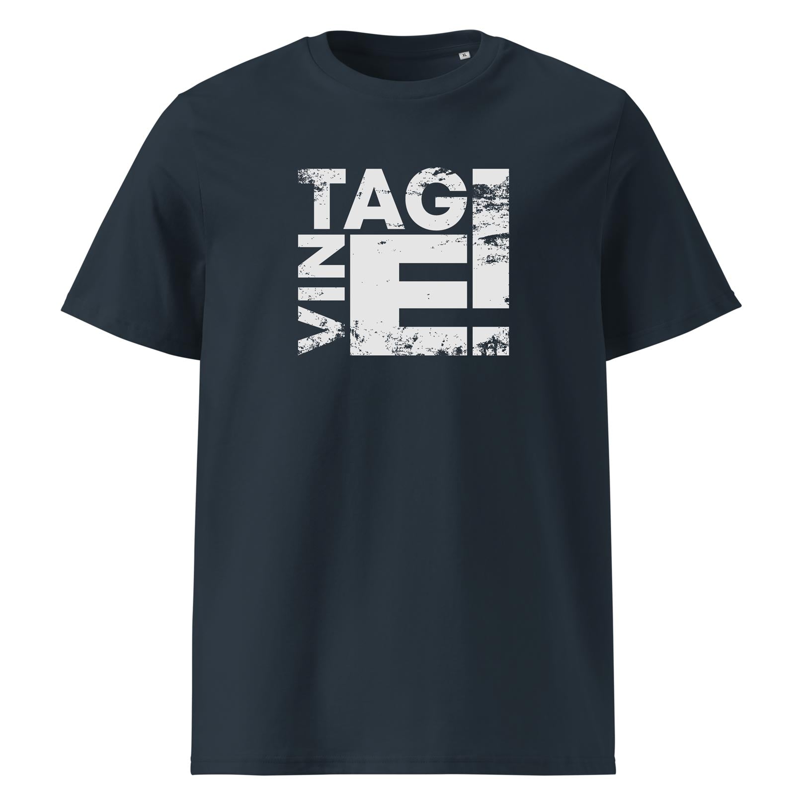 VINTAGE – streetwear tričko z bio bavlny, co vypadá, že už něco zažilo | FleekFox v barvě India Ink Grey