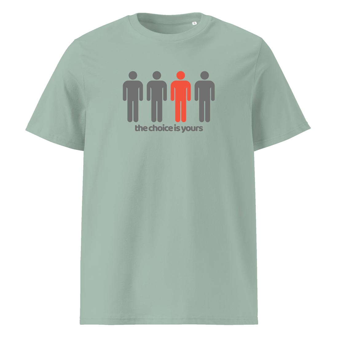 THE CHOICE IS YOURS – streetwear tričko z bio bavlny | FleekFox v barvě