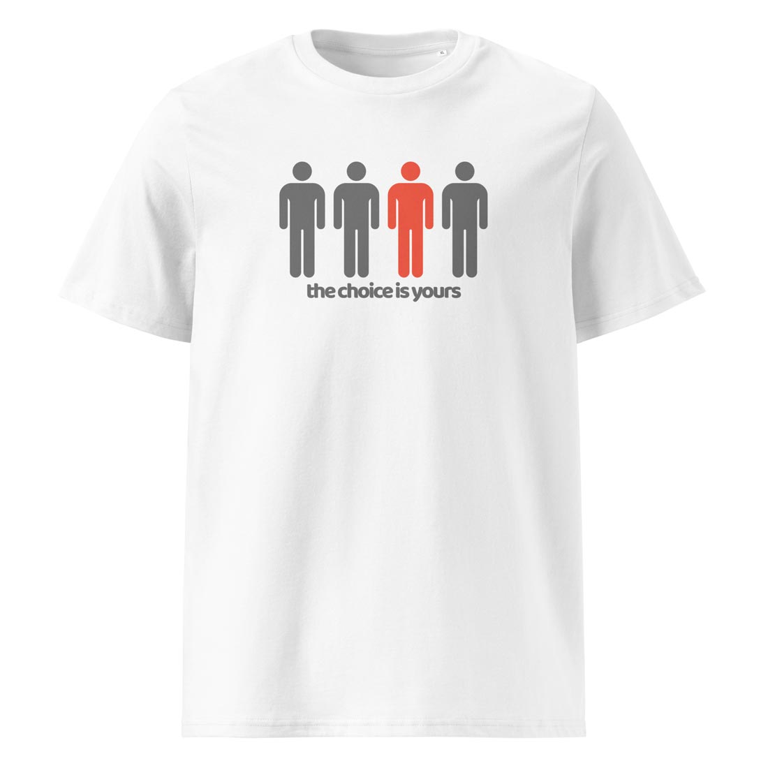 THE CHOICE IS YOURS – streetwear tričko z bio bavlny | FleekFox v barvě