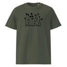 WHO DREAMS, BLOOMS – streetwear tričko z bio bavlny pro snílky a vizionáře | FleekFox v barvě Khaki