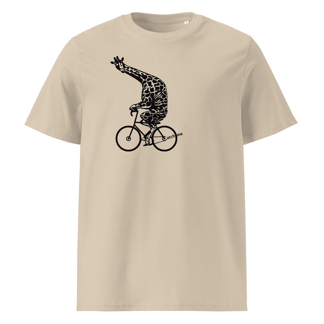 ŽIRAFA NA KOLE – tričko z bio bavlny pro ty, co mají rádi nadhled | FleekFox v barvě Desert Dust