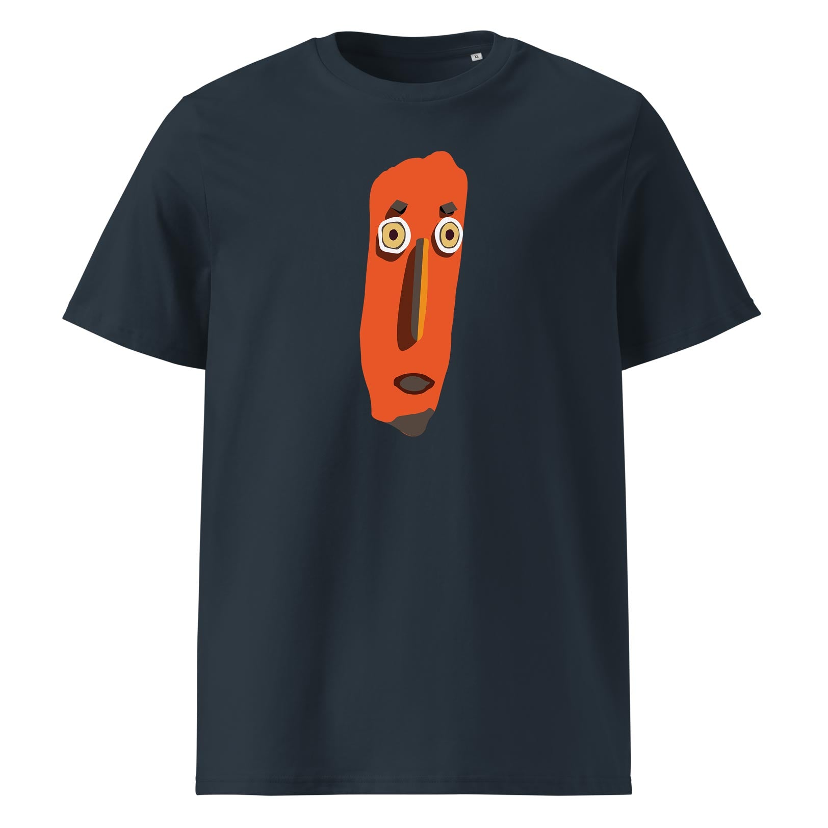 MASK – tričko z bio bavlny s výrazem, který řekne vše za tebe | FleekFox v barvě India Ink Grey