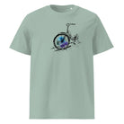 ART BIKE – streetwear tričko z bio bavlny pro cyklisty s duší umělce | FleekFox v barvě Aloe