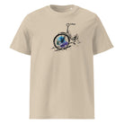 ART BIKE – streetwear tričko z bio bavlny pro cyklisty s duší umělce | FleekFox v barvě Desert Dust