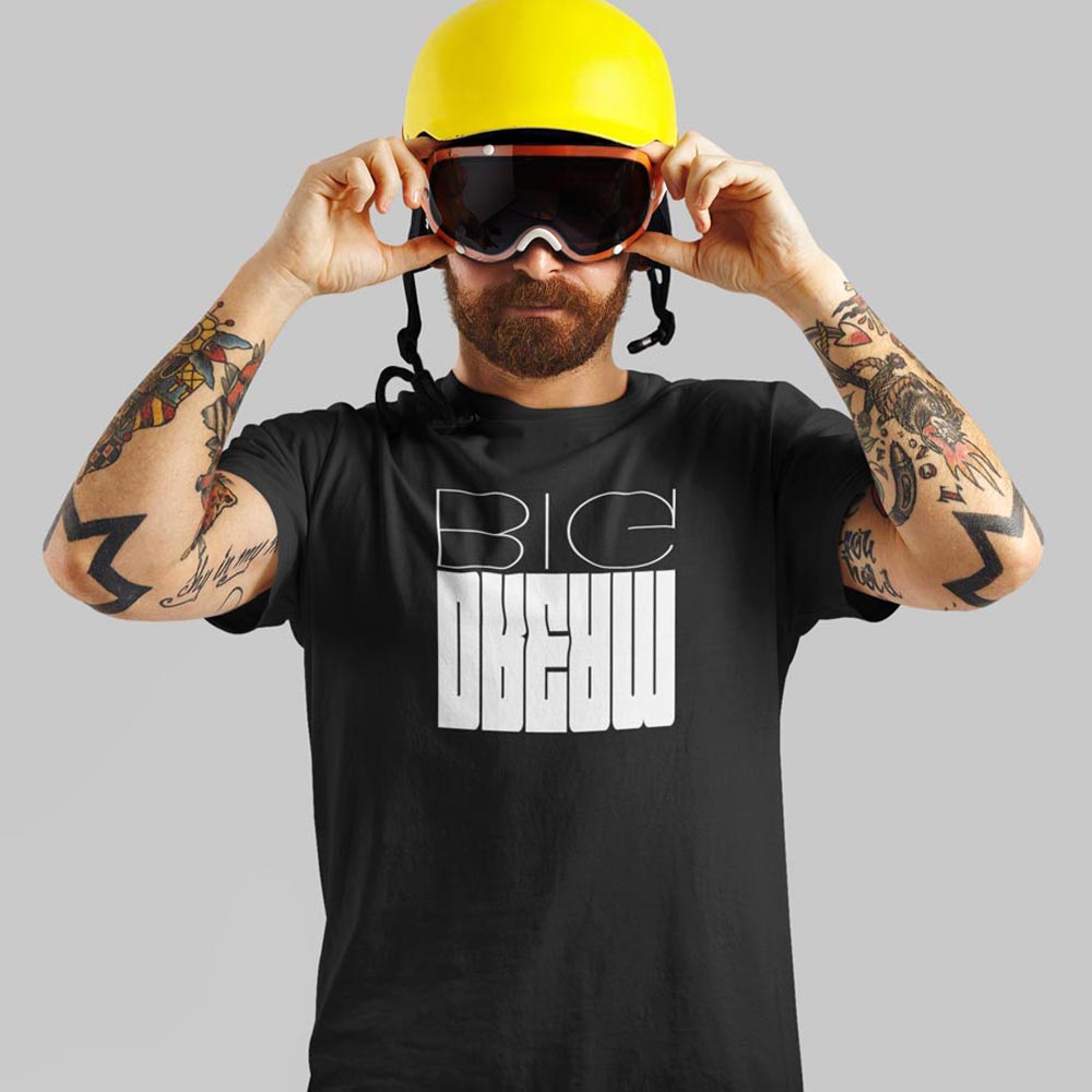 DREAM BIG / BIG DREAM – streetwear tričko z bio bavlny | FleekFox v barvě