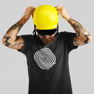 HYPNOTIZING – streetwear tričko z bio bavlny s optickým efektem | FleekFox v barvě