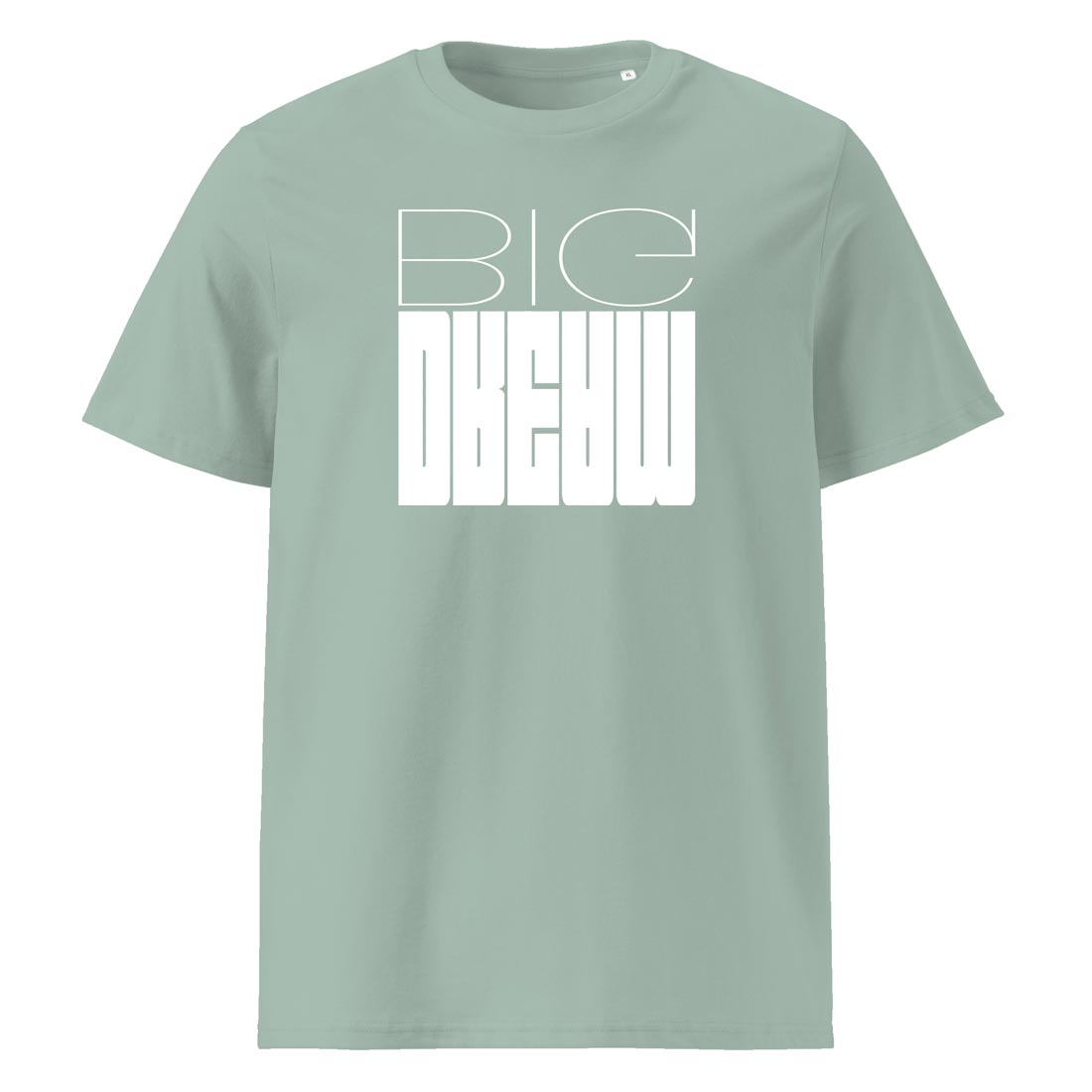 DREAM BIG / BIG DREAM – streetwear tričko z bio bavlny | FleekFox v barvě Aloe