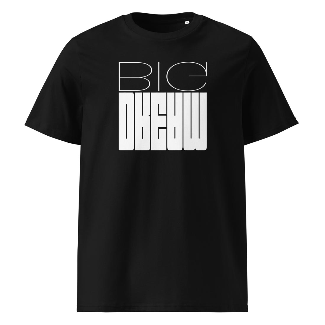 DREAM BIG / BIG DREAM – streetwear tričko z bio bavlny | FleekFox v barvě Black