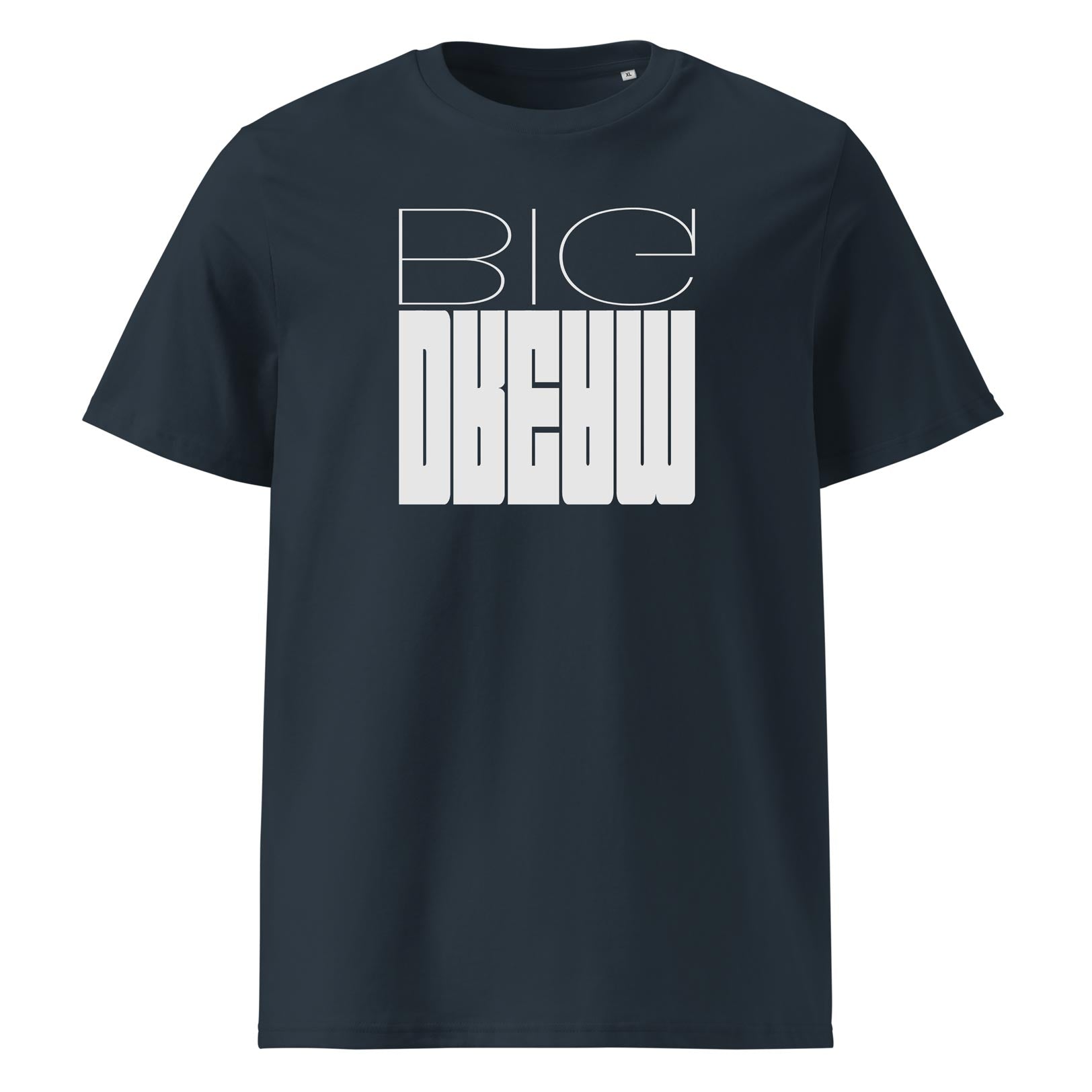 DREAM BIG / BIG DREAM – streetwear tričko z bio bavlny | FleekFox v barvě India Ink Grey