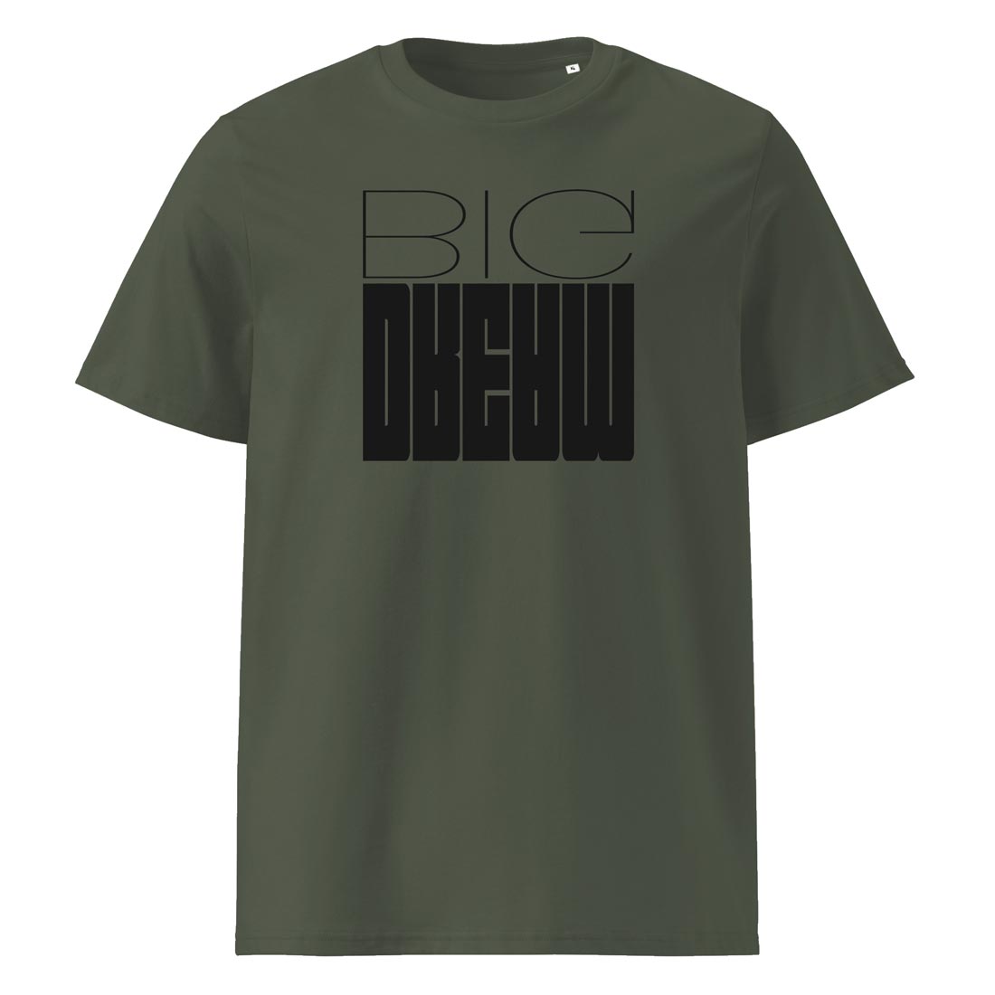 DREAM BIG / BIG DREAM – streetwear tričko z bio bavlny | FleekFox v barvě Khaki