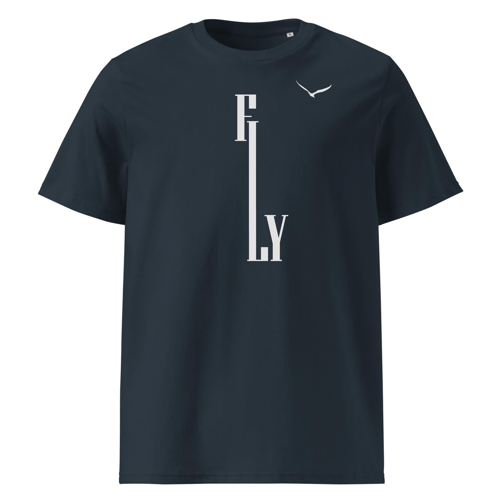 FLY – minimalistické tričko z bio bavlny pro ty, co chtějí vzlétnout | FleekFox v barvě India Ink Grey