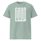 GOOD / BAD – tričko z bio bavlny s optickým efektem pro ty, co nejsou vždycky v lati | FleekFox v barvě Aloe