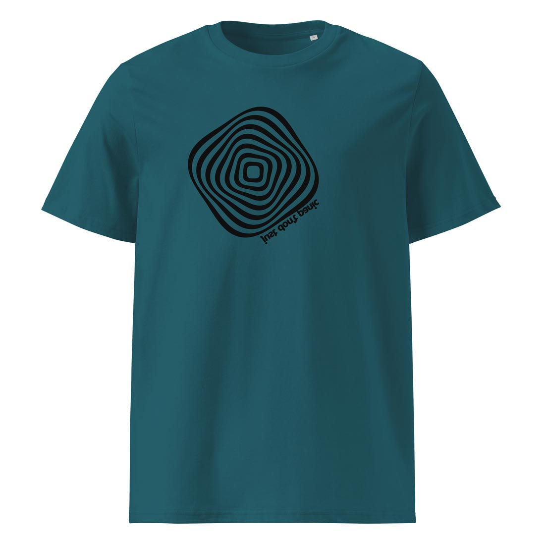 HYPNOTIZING – streetwear tričko z bio bavlny s optickým efektem | FleekFox v barvě Stargazer