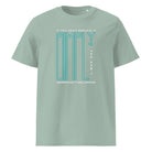 SIMPLY – streetwear tričko z bio bavlny s citátem | FleekFox v barvě Aloe