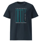 SIMPLY – streetwear tričko z bio bavlny s citátem | FleekFox v barvě India Ink Grey