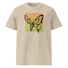 METAMORPHOSIS – streetwear tričko s motivem proměny z bio bavlny | FleekFox v barvě Desert Dust