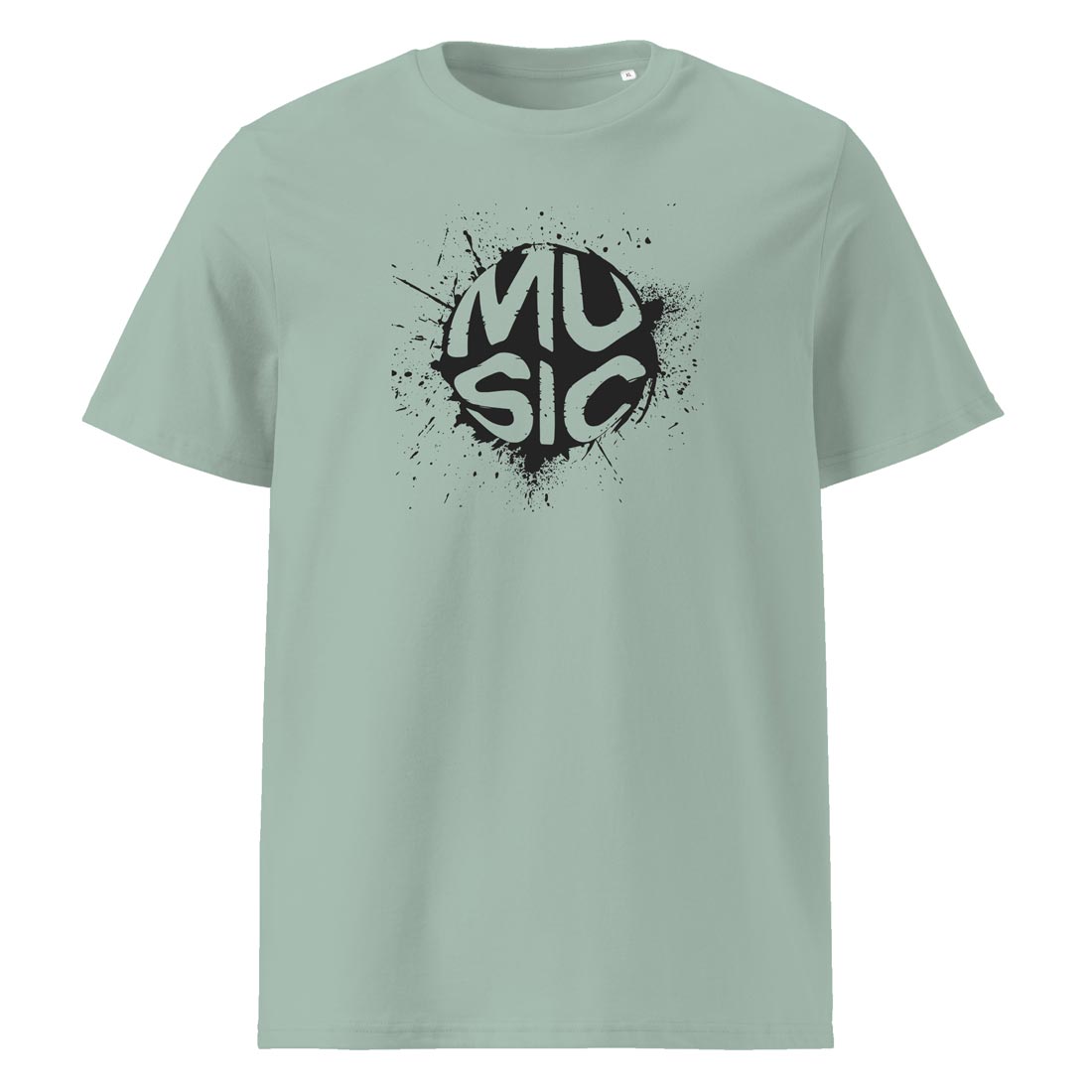 MUSIC – minimalistické tričko z bio bavlny pro hudební nadšence | FleekFox v barvě Aloe