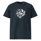 MUSIC – minimalistické tričko z bio bavlny pro hudební nadšence | FleekFox v barvě India Ink Grey