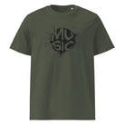 MUSIC – minimalistické tričko z bio bavlny pro hudební nadšence | FleekFox v barvě Khaki