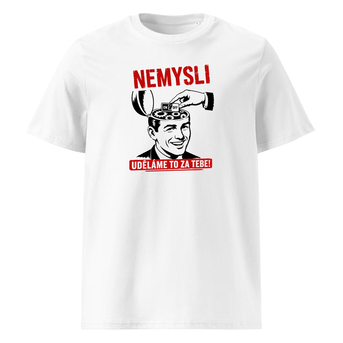 tričko NEMYSLI v barvě White