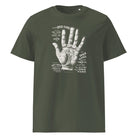 OPEN HAND – vintage tričko z bio bavlny | FleekFox v barvě Khaki