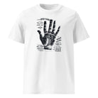 OPEN HAND – vintage tričko z bio bavlny | FleekFox v barvě White