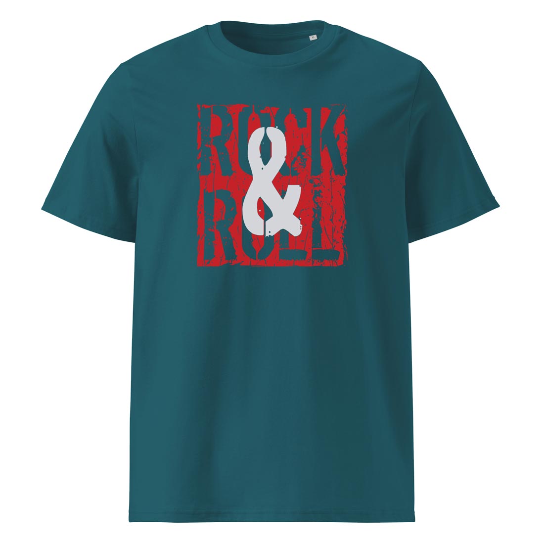 ROCK & ROLL – vintage tričko z bio bavlny pro ROCK&ROLL týpky | FleekFox v barvě Stargazer