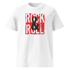 ROCK & ROLL – vintage tričko z bio bavlny pro ROCK&ROLL týpky | FleekFox v barvě White