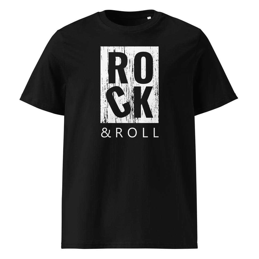 ROCK & ROLL – streetwear tričko pro hudební rebely | FleekFox v barvě Black