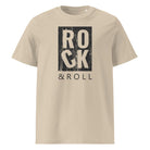 ROCK & ROLL – streetwear tričko pro hudební rebely | FleekFox v barvě Desert Dust