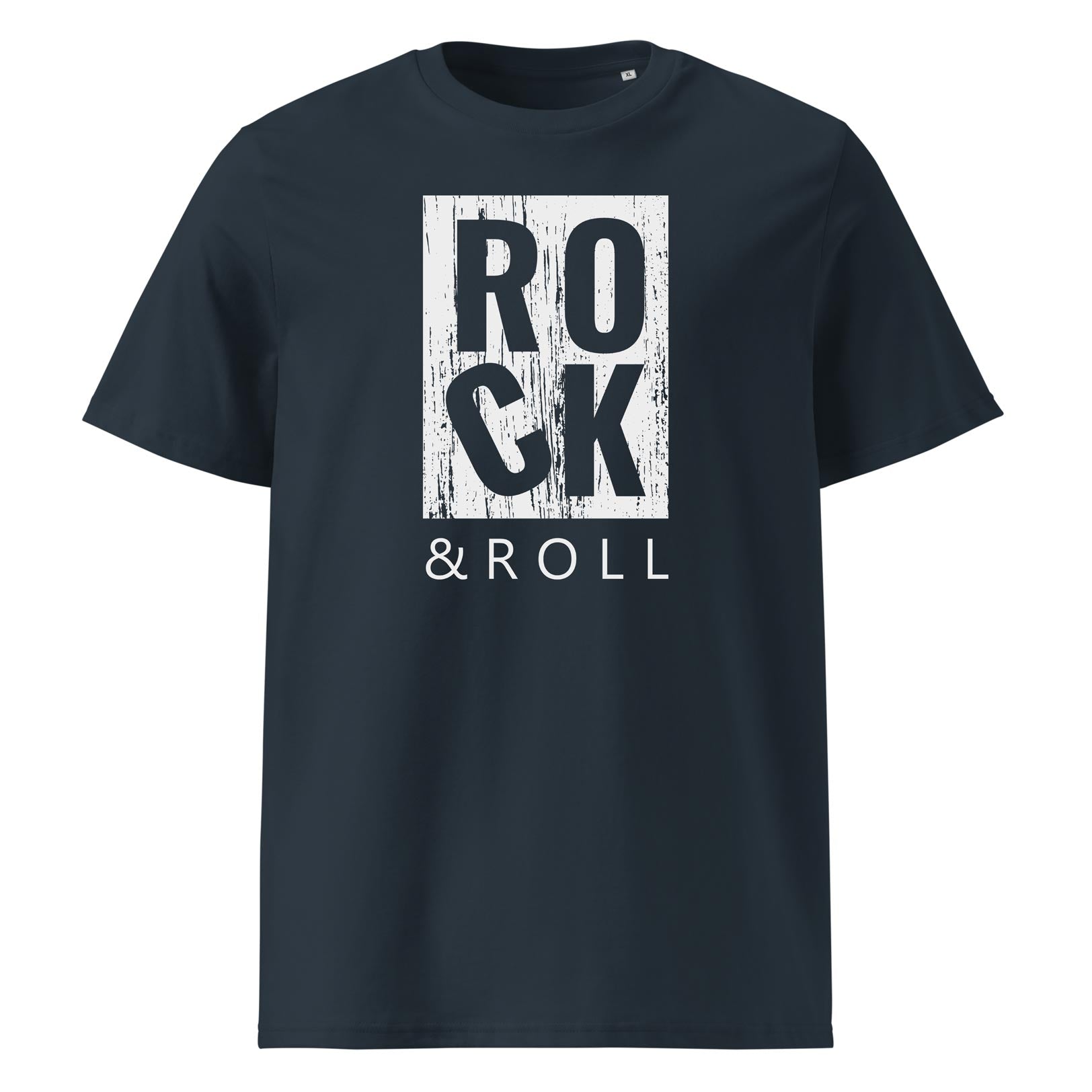 ROCK & ROLL – streetwear tričko pro hudební rebely | FleekFox v barvě India Ink Grey