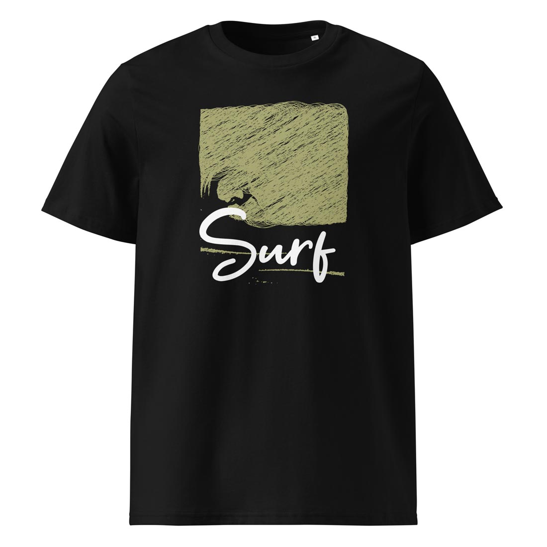 SURF – streetwear tričko z bio bavlny pro ty, co radši chytají vlny než stres | FleekFox v barvě