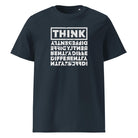 THINK DIFFERENTLY – streetwear tričko z biobavlny s rozbitou typografií | FleekFox v barvě
