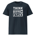 THINK DIFFERENTLY – tričko z bio bavlny pro ty, co vidí svět jinak | FleekFox v barvě India Ink Grey