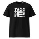 VINTAGE – streetwear tričko z bio bavlny, co vypadá, že už něco zažilo | FleekFox v barvě Black