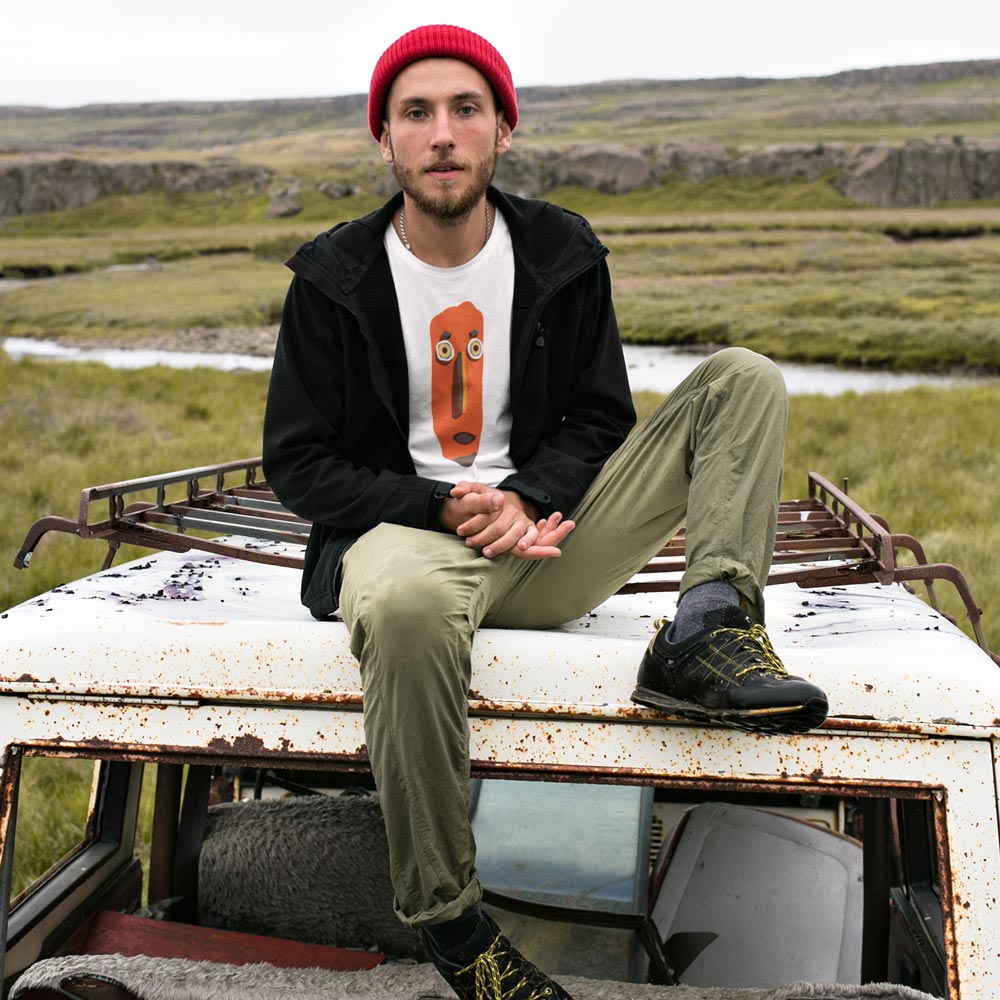 MASK – tričko z bio bavlny s výrazem, který řekne vše za tebe | FleekFox v barvě bílá