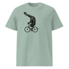 ŽIRAFA NA KOLE – tričko z bio bavlny pro ty, co mají rádi nadhled | FleekFox v barvě Aloe